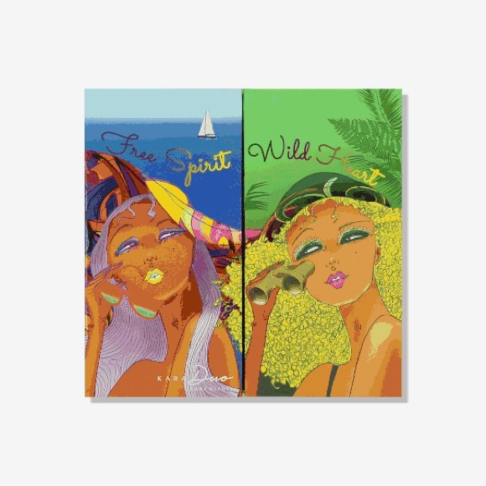 FREE SPIRT, WILD HEART DUO SHADOW PALETTE
